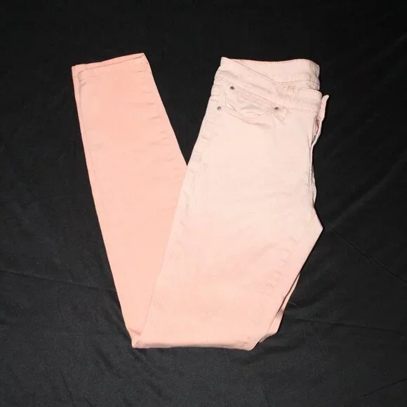 CLUB MONACO Pastel Pink Ombre Skinny jeans - Picture 3 of 8